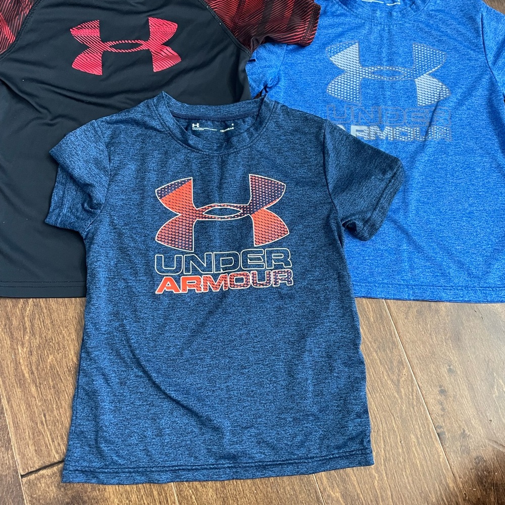 UA boys t shirt’s, lot of 3